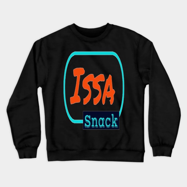 Issa Snack Logo (words) Crewneck Sweatshirt by IssaSnackllc